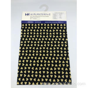 Wholesale Double-sided Fabric 100T Mini Yellow Heart Fabrics